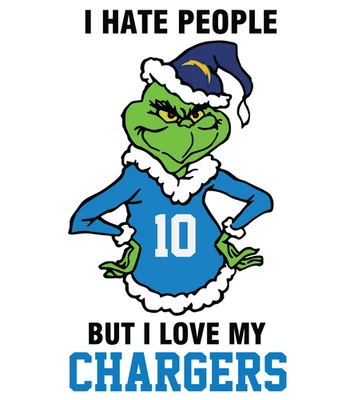 Los Angeles Chargers Vinyl Sticker, Laminated For Protection - Image 1 of 3