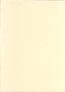 CREMA DE MARFIL A4 Tarjeta Artesanal de Color 160gsm x 50 Hojas IMPRESORA ARTESANAL HOBBY - Imagen 1 de 1