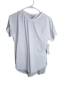 Camiseta de malla blanca de manga corta Athleta Ultimate nueva con etiquetas malla en la espalda talla S - Imagen 1 de 8