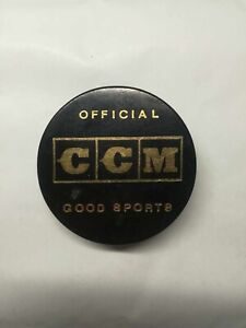 Officiel CCM Good sports - rondelle de hockey vintage