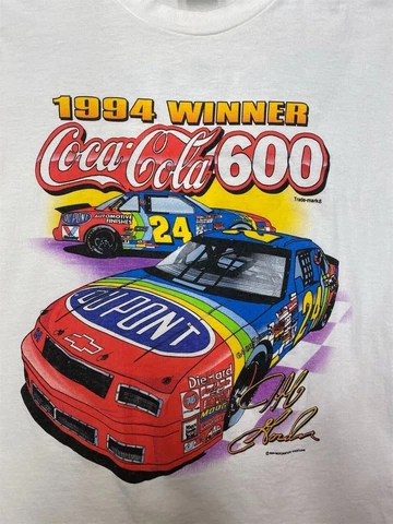 VTG Jeff Gordon First Win Nascar Winston Cup T-shirt Gift For Men S-3xl Cover