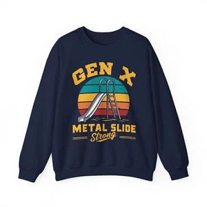 Sudadera Retro Gen X Cuello Redondo - Metal Slide Diseño Fuerte - Imagen 1 de 30