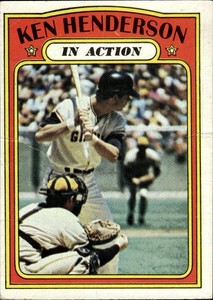 KEN HENDERSON 1972 Topps #444 BUY ANY 2 ITEMS FOR 50% OFF   B213R2S5P54