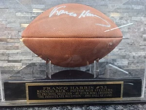 Franco Harris Autographed Football NO COA - Picture 1 of 2