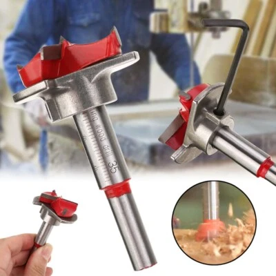 Forstnerbohrer Holzbohrer Astlochbohrer Scharnierbohrer Kunstbohrer Set 15-35mm - Bild 1 von 4