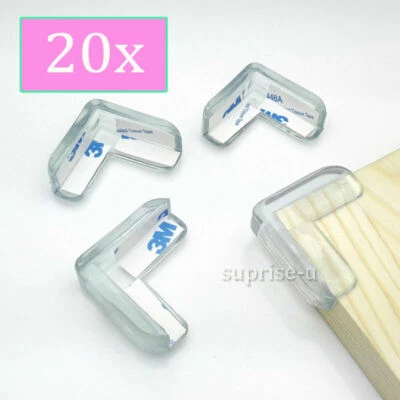 SUMMER_TIME 20x Kantenschutz Eckenschutz Baby Kinderschutz Glastische Kindersicherung baby