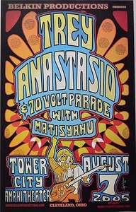 TREY ANASTASIO and TOVOLT PARADE with MATISYAHU 2005 Concert POSTER - Picture 1 of 1