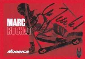 Autogrammkarte Marc Rochat - SKI ALPIN - Schweiz - Bild 1 von 1