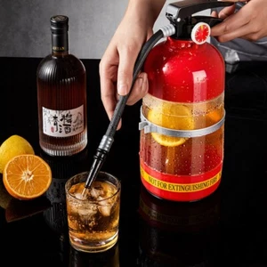 Fire Extinguisher Shape Wine Drink Dispenser 1.5L Drink Pourer Party - Picture 1 of 12