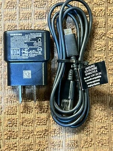 Genuine Samsung Power Adapter OEM Travel Plug 5V 700mA - ETA0U60JBE - With USB - Picture 1 of 6