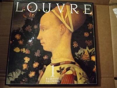 LOUVRE VIDEODISC LASERDISC VOL 1 Paintings/Drawings BOX SET - Image 1 of 4