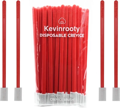 50PCS Disposable Crevice Cleaning Brush Tool Kit, Disposable Toilet Brush, Dispo - Image 1 of 4