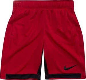 Nike Little Boy's Shorts Dri-FIT Trophy All-Over Print Gym Red Size 4 - Picture 1 of 3