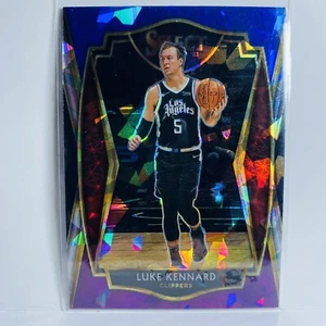 2020-21 Panini Select Premier Level Blue White Purple Cracked Ice Luke Kennard - Foto 1 di 2