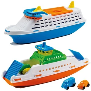 Kinder Spielauto Fähre Kreuzfahrt Spielzeug Bootsräder Outdoor Garten Pool Strand Badezeit - Bild 1 von 21