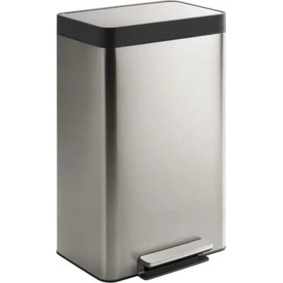 KOHLER Step Trash Can Stainless Steel Fingerprint Resistant Raised Liner 13 Gal. - Image 1 of 4