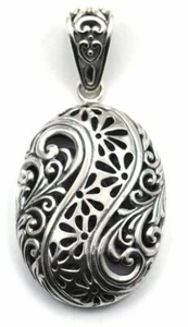 Indiri Anhänger Sterlingsilber geschnitzt filigran - Bild 1 von 2