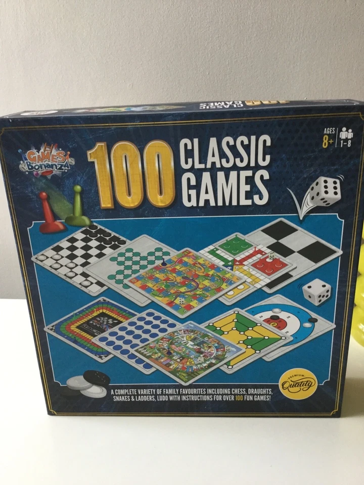 100 Classic Games - Board Games for the whole Family - Age 8+ - Image 1 of 1