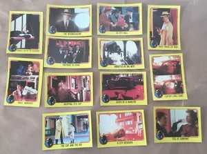Dick Tracy lot of 13  Topps Trading Cards 1990 from vintage film set 