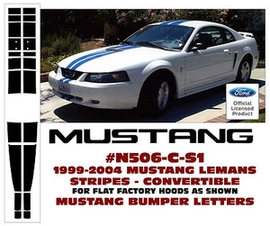 N506-C-S1 & N506-VAL & N570 1999-03 MUSTANG - LEMANS STRIPES - CONVERTIBLE - S1 - Bild 1 von 1