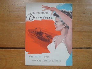 Folleto de barcos de ensueño de abedul moldeado alrededor de 1959 - Imagen 1 de 3