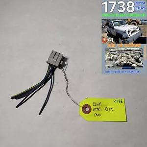 ⭐⭐OEM 2008-2011 JEEP WRANGLER BLOWER MOTOR RESISTOR CONNECTOR⭐⭐ - Picture 1 of 2
