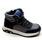 Boys Kids Quality Sports Trainers High Top Lace School Casual Ankle Boots Shoes