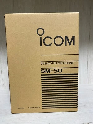ICOM SM-50 Microfono da Scrivania Spedizione Rapida Gratuita Giappone Nuovo - Immagine 1 di 4