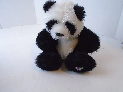 Ganz Webkinz Panda no tags or codes black and white  - Image 1 of 4