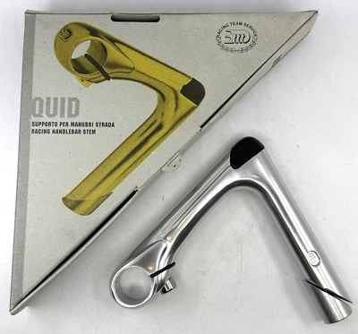 NOS 3T QUID Silver 130mm Length 25.8-26.0mm Clamp Alloy Quill Stem - Image 1 of 4