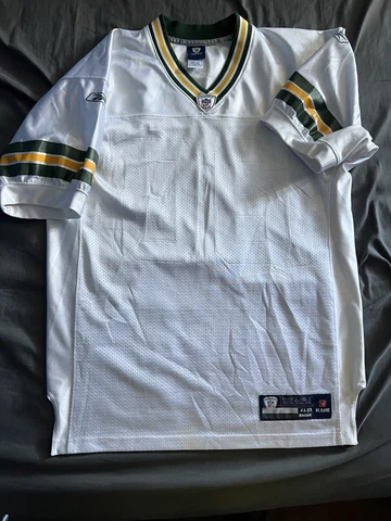100% Authentic BLANK Green Bay Packers Reebok Jersey 48 XL Cover