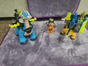 Lot FISHER PRICE 2010 IMAGINEXT 3 Dinosaurs Apatosaurus Stegosaurus Velociraptor - Picture 1 of 21