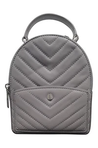 Kate Spade grau 100 % Lammleder min Cabrio Rucksack Tasche (S) - Bild 1 von 5