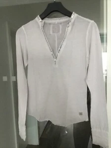 Shirt, grau, Gr. M, „Better Rich“ mit Silbernen Pailetten - Bild 1 von 3