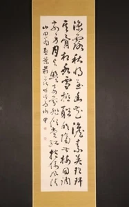 hp1222 Hängende Schriftrolle "Kalligraphie" von Nagao Uzan - Bild 1 von 7