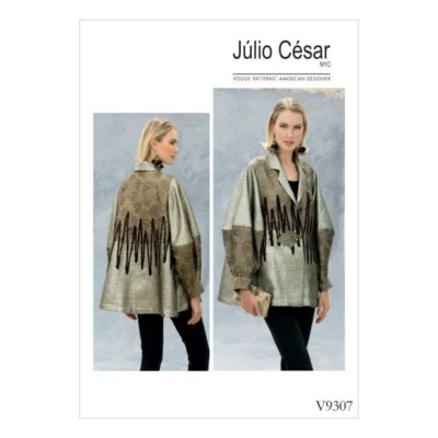 out-of-print: VOGUE Schnittmuster, Júlio César NYC, V9307, Jacke, Gr. L-XL-XXL - Bild 1 von 2