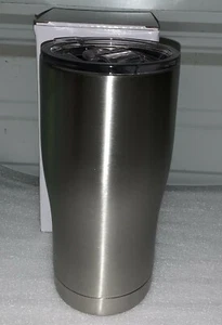 Modern Curve 20 Oz Stainless Steel Tumbler Insulated Hot Cold Travel Mug - Picture 1 of 2