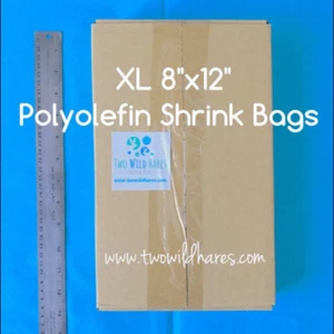 500- XL 8x12" Polyolefin Smell Thru Shrink Bags - Picture 1 of 8
