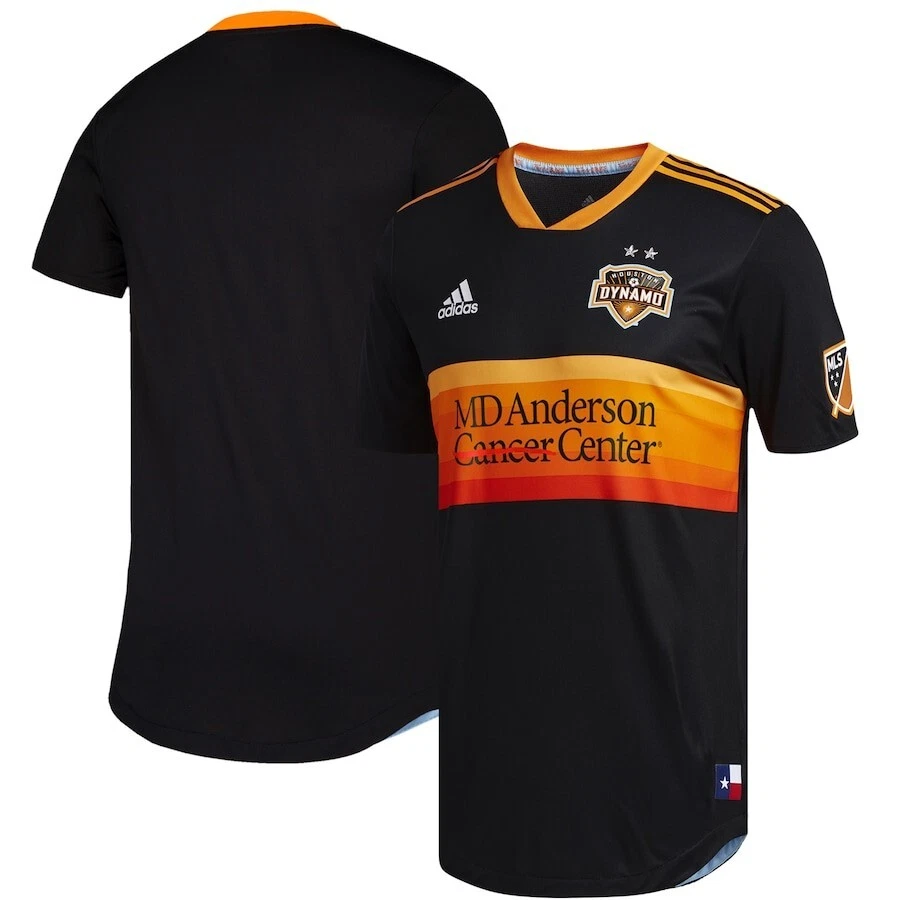 adidas Houston Dynamo Authentic Away Black 2019 Soccer Jersey - Изображение 1 из 1