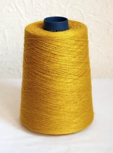 Natural 100% Linen Knitting and Weaving Yarns, 1.1 lb / 500 grams cone, 2 ply - Picture 1 of 3