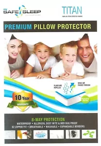 TOP Quality! Zippered Pillow Cover BED BUG PROOF & WATERPROOF Best Available! - Picture 1 of 10