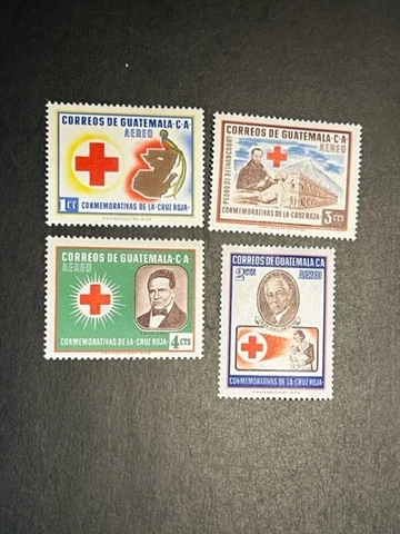 Guatemala stamp C219-222 MH Cover