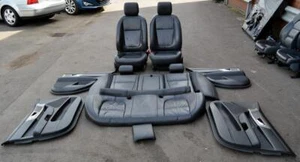 Jaguar XF 2010 set of black leather seats - Picture 1 of 6