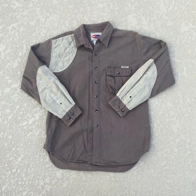 Progear by Wrangler Shooting Shirt Shoulder Pad Brown Size XL 17-17 1/2 - Image 1 of 4