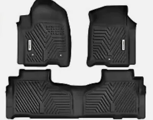Original GM First + second row all weather floor mats 2021-2024 Tahoe/Suburban - Picture 1 of 9