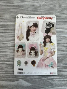 8443 SimplyCity MANGA Hair Accessories, Purces & Medallions Pattern - Picture 1 of 11