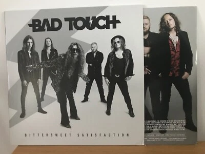 BAD TOUCH BITTERSWEET SATISFACTION ORANGE VINYL LP ALBUM NEAR MINT w/INNER - Image 1 of 2