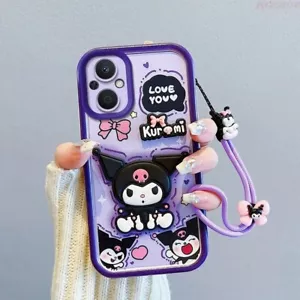 Kuromi Hello Kitty Wrist Strap Phone Case For IPhone 11 11 Pro 11 Pro Max - Picture 1 of 5