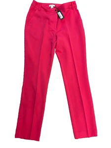 BNWT Warehouse Smart Slim Leg Fuchsia Pink Ladies Trousers size 10 rrp £39.99 - Picture 1 of 4