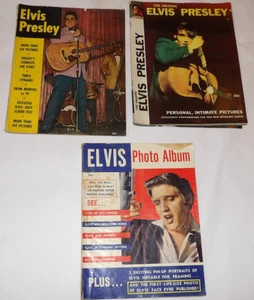 3 VINTAGE 1956 ELVIS PRESLEY FAN MAGAZINES! LIFE STORY/AMAZING/PHOTO ALBUM! PICS - Picture 1 of 24